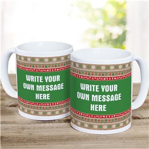 Personalized Ugly Sweater Coffee Mug by Gifts For You Now