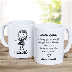 Personalized Aunt Mug by Gifts For You Now