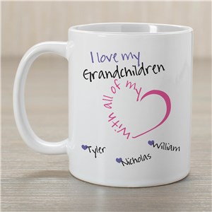 Personalized With All My Heart Mug by Gifts For You Now