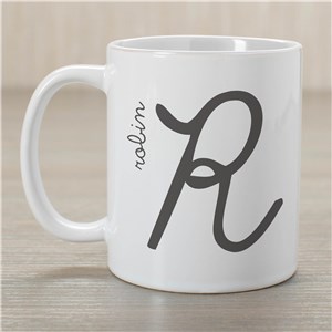 Image of Personalized Initial Mug