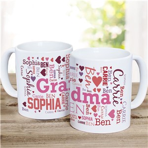 Personalized For Her Word-Art Coffee Mug by Gifts For You Now