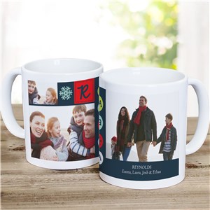 Christmas Photo Collage Personalized Mug by Gifts For You Now