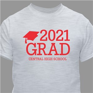 Image of Personalized Grad T-Shirt