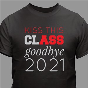 Image of Personalized Kiss This Class Goodbye T-Shirt