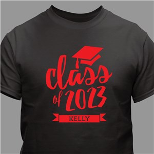 Class of Personalized T-Shirt - Military Green - Medium (Mens 38/40- Ladies 10/12) by Gifts For You Now