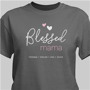 Personalized Blessed T-Shirt for Her - White - Large (Mens 42/44- Ladies 14/16) by Gifts For You Now