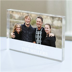 Together We Make a Family Personalized Keepsake Block by Gifts For You Now
