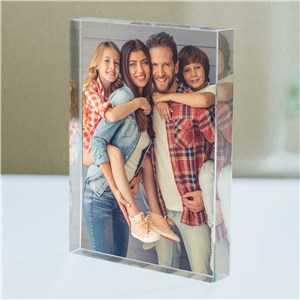 Personalized Family Photo Acrylic Keepsake Block by Gifts For You Now