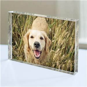 Personalized Pet Photo Keepsake Block by Gifts For You Now