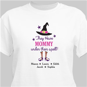 Personalized Under Their Spell T-Shirt - White - Large (Mens 42/44- Ladies 14/16) by Gifts For You Now