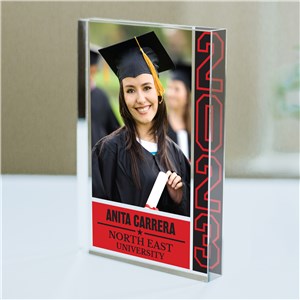 Personalized Graduation Photo Keepsake Block by Gifts For You Now