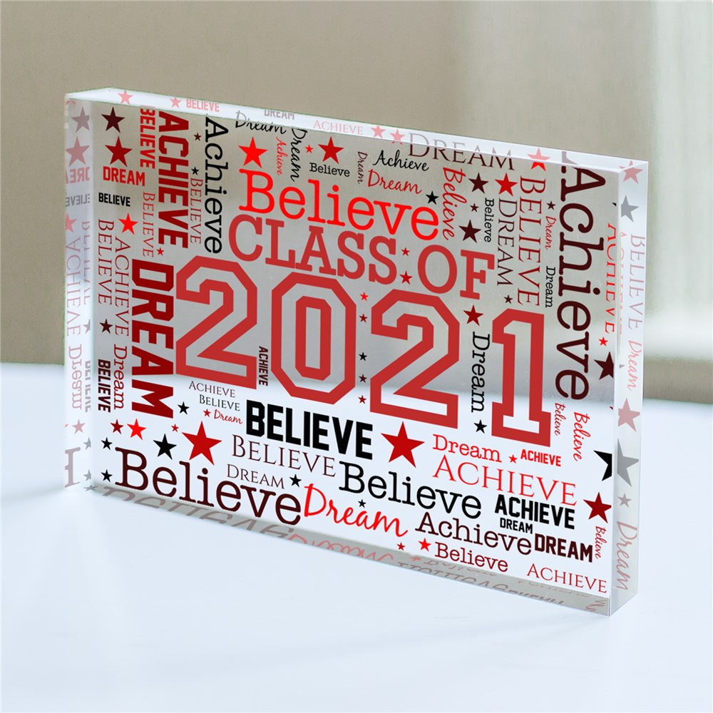 Personalized Graduation Word-Art Acrylic Keepsake 3160404
