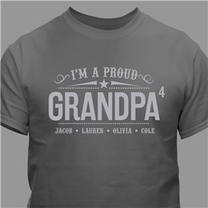 Personalized I Am A Proud Exponent T-Shirt - Military Green - Medium (Mens 38/40- Ladies 10/12) by Gifts For You Now