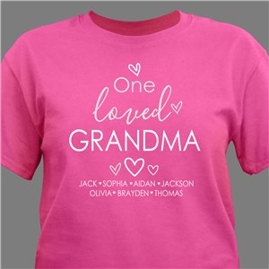 Personalized Loved T-Shirt - Black - Medium (Mens 38/40- Ladies 10/12) by Gifts For You Now