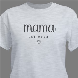 Personalized Established T-Shirt - Navy - Small (Mens 34/36- Ladies 6/8) by Gifts For You Now