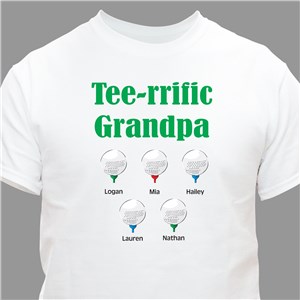 Personalized Tee-rrific Golf Shirt - White - Medium (Mens 38/40- Ladies 10/12) by Gifts For You Now