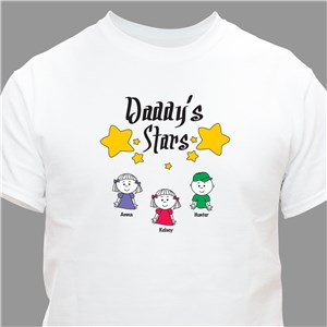 My Stars Personalized T-Shirt - White - Small (Mens 34/36- Ladies 6/8) by Gifts For You Now