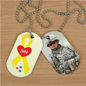 Military Personalized Photo Dog Tags by Gifts For You Now
