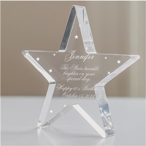 Personalized Happy Birthday Star by Gifts For You Now