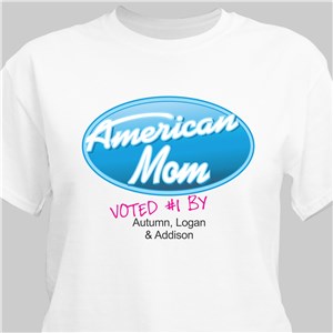 Image of American Mom Personalized T-Shirt
