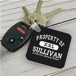 Personalized Property Of Key Chain by Gifts For You Now