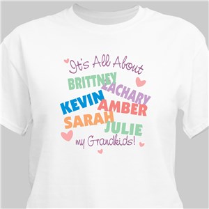 It's All About Personalized T-Shirt - Ash - XL (Mens 46/48- Ladies 18/20) by Gifts For You Now