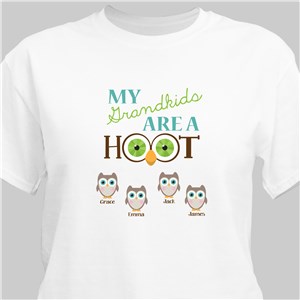 Personalized Are a Hoot T-Shirt - Pink - Large (Mens 42/44- Ladies 14/16) by Gifts For You Now