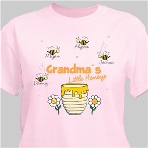 Little Honeys Personalized T-Shirt - Pink - Large (Mens 42/44- Ladies 14/16) by Gifts For You Now