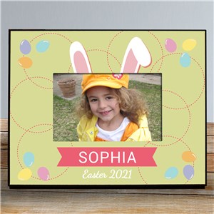 Image of Bunny Ears Kids Personalized Photo Frame