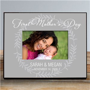 Image of Personalized First Mother's Day Printed Picture Frame