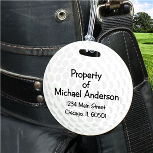 Golf Ball Personalized Tag by Gifts For You Now