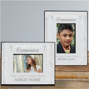 Personalized My First Holy Communion Confetti Picture Frame by Gifts For You Now