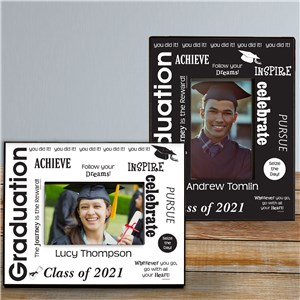 Image of Follow Your Dreams Printed Graduation Frame