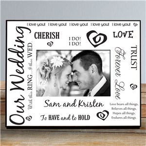 Image of Our Wedding Printed Frame