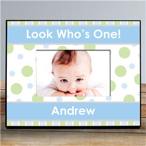 Image of 1st Birthday Personalized Printed Picture Frame