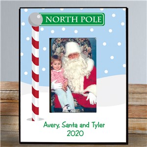 Image of Personalized Visit With Santa Printed Frame