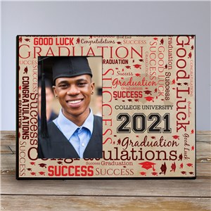 Image of Graduation Word-Art Printed Frame