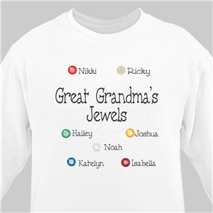 Image of My Jewels - Personalized Birthstone Sweatshirt