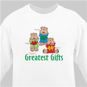 Greatest Gifts Personalized Sweatshirt - Pink - Small (Mens 34/36- Ladies 6/8) by Gifts For You Now