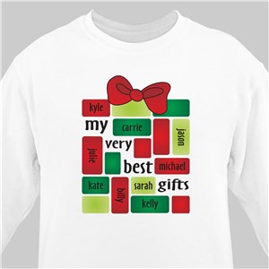Personalized Christmas Gifts Sweatshirt - Ash - Large (Mens 42/44- Ladies 14/16) by Gifts For You Now