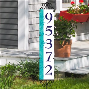 Personalized Address Sign Vibrant Expression Yard Stake by Gifts For You Now