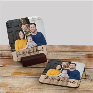 Photo With Name Personalized Coaster Set by Gifts For You Now