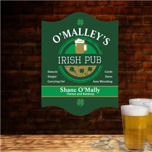 Personalized Name Irish Pub Sign by Gifts For You Now
