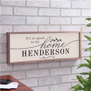 Personalized Good To Be Home Wall Decor by Gifts For You Now