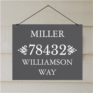 Personalized Family Address Sign by Gifts For You Now