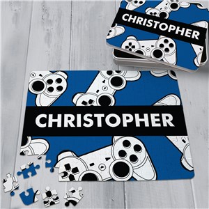 Personalized Video Game Controllers Puzzle With Tin by Gifts For You Now