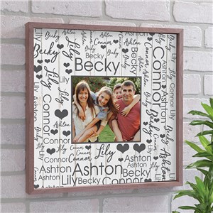 Personalized Photo Word Art Pallet Wall Decor by Gifts For You Now