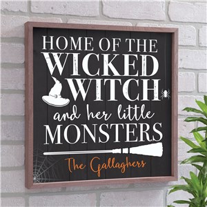 Personalized Home of the Wicked Witch Wood Pallet Wall Decor by Gifts For You Now