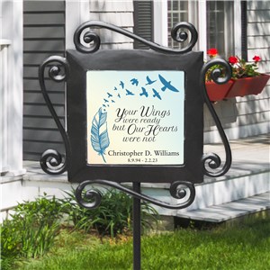 Personalized Memorial Garden Stake by Gifts For You Now