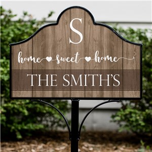 Personalized Home Sweet Home Heart Magnetic Sign Set by Gifts For You Now